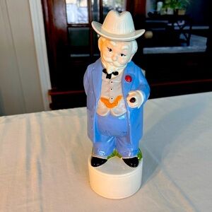 Colonel Sanders Type Statue W/Removable Hat Handmade In 1976
